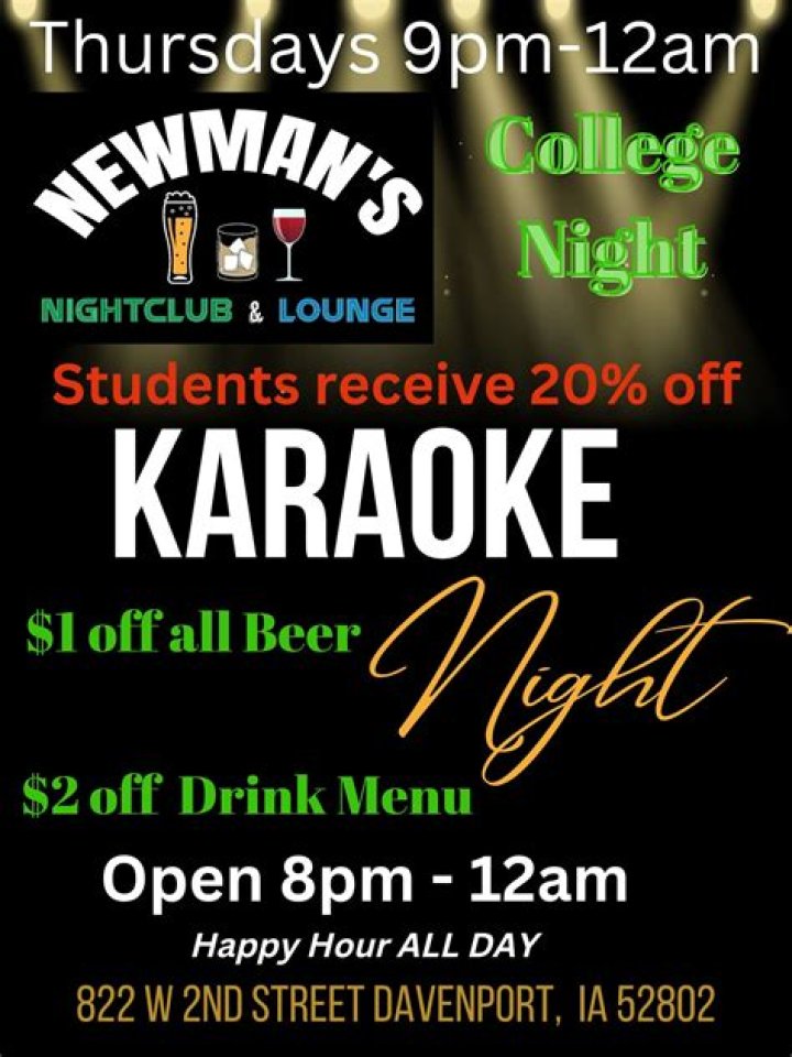Sing The Night Away: Enjoy Unforgettable Karaoke In Davenport, Iowa