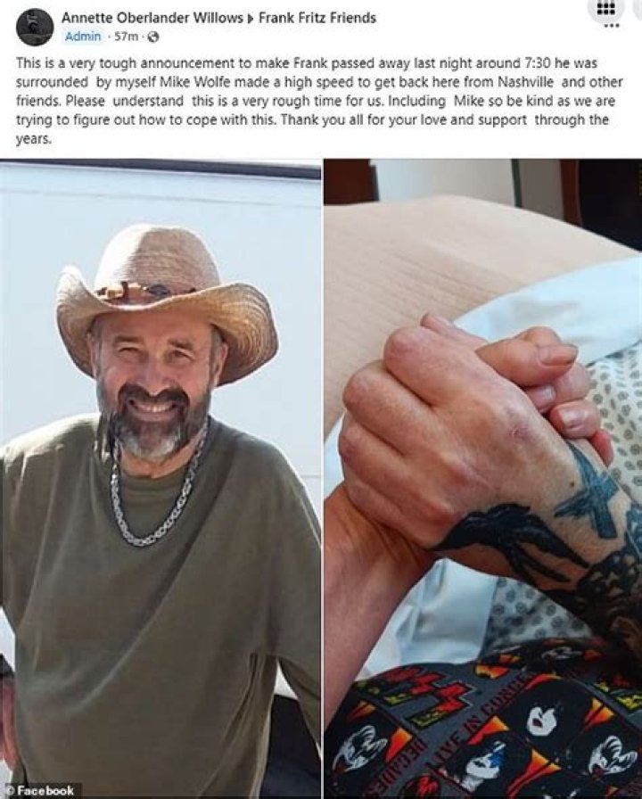 When Did Frank Fritz, The American TV Personality, Pass Away?